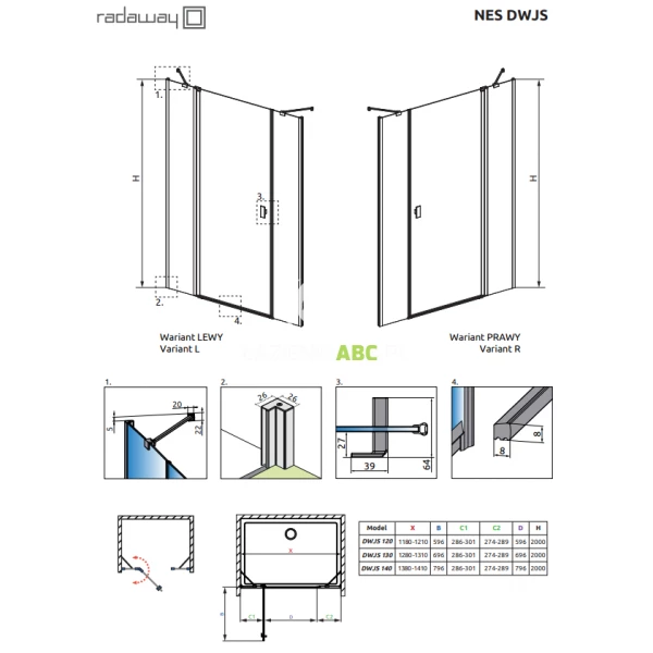 Drzwi-wnekowe-140-cm-Radaway-NES-BLACK-DWJS-10038140-54-01L-czarne-lewe-125894