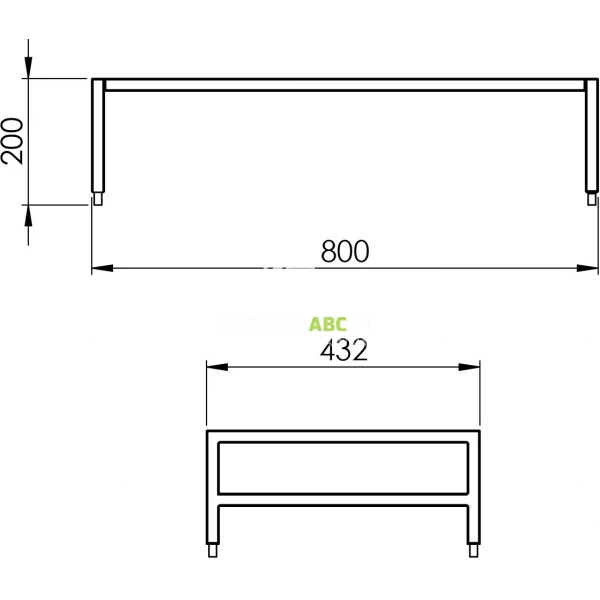 Elita-LOOK-Podstawa-do-mebli-80-cm-168436-biala-mat-123251