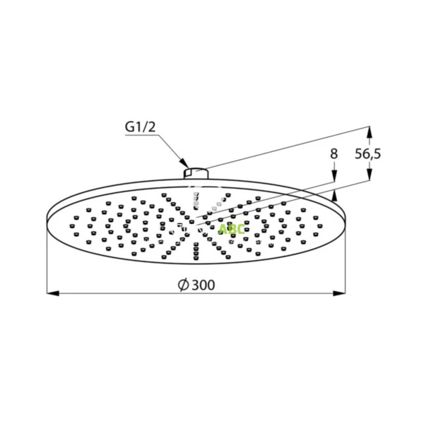 Glowica-natrysku-30cm-Kludi-A-QA-6433087-00-czarna-mat-115911