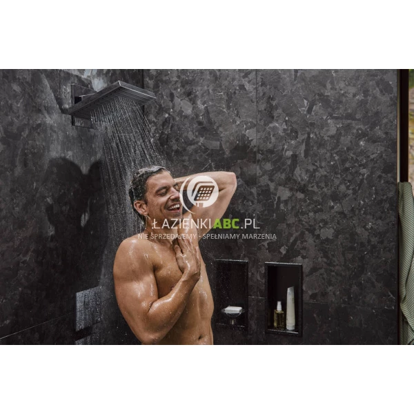 Glowica-prysznicowa-26x26-2-funkcyjna-z-przylaczem-sciennym-Hansgrohe-PULSIFY-E-24350670-czarna-mat-181746