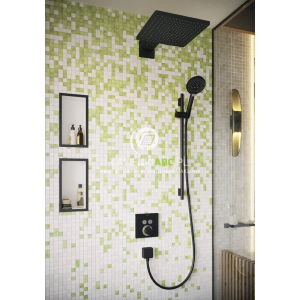 Glowica-prysznicowa-300-1jet-z-ramieniem-prysznicowym-Hansgrohe-Raindance-E-26238670-czarny-mat-139720