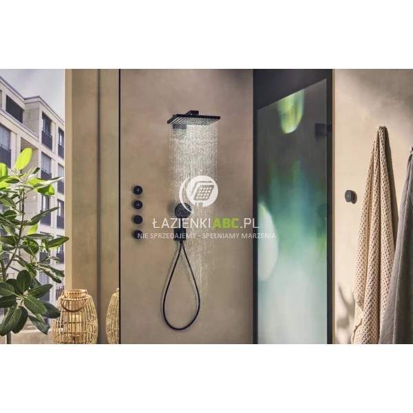 Glowica-prysznicowa-300-1jet-z-ramieniem-prysznicowym-Hansgrohe-Raindance-E-26238670-czarny-mat-139720