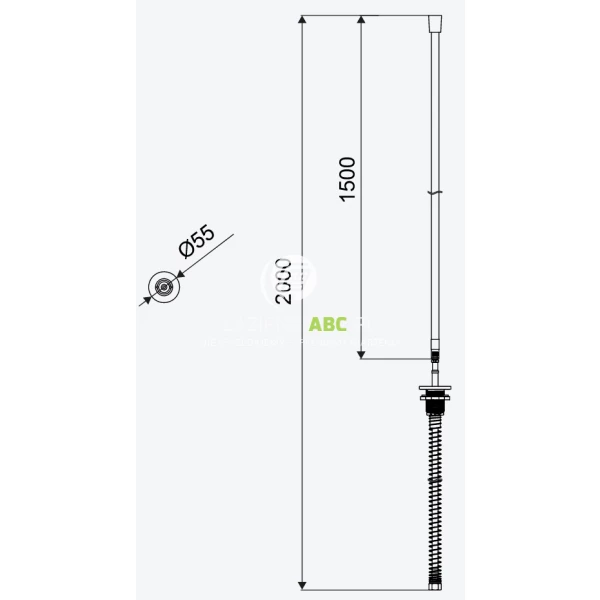 Gniazdo-sluchawki-z-wezem-do-baterii-wannowej-Dry-Box-Excellent-AREX.SET.050BL-okragle-czarny-182572