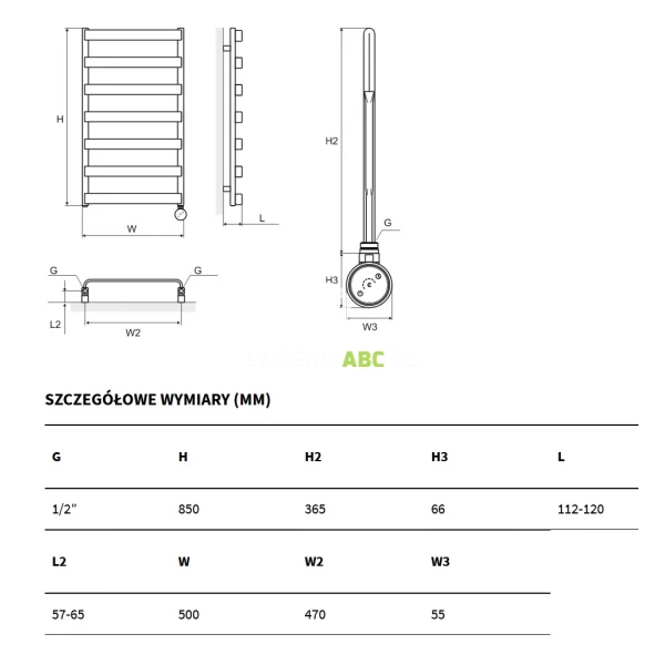 Grzejnik-lazienkowy-z-grzalka-elektryczna-Excellent-METEOR-GREX.ME85.SET.BL-czarny-114032