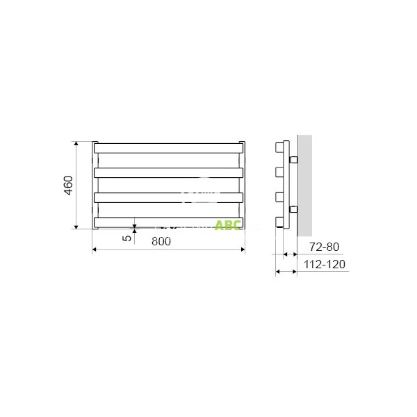 Grzejnik-wannowy-46-80-Excellent-METEOR-GREX.MEW46.BL-czarny-mat-104249