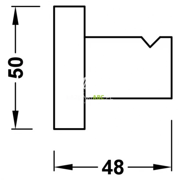 Haczyk-lazienkowy-Tres-10723620KMB-czarny-braz-162349