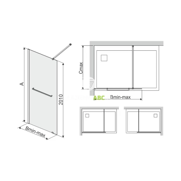 Kabina-Walk-In-75-cm-Sanplast-FREE-II-600-261-0410-42-401-cm-sbW0-91671