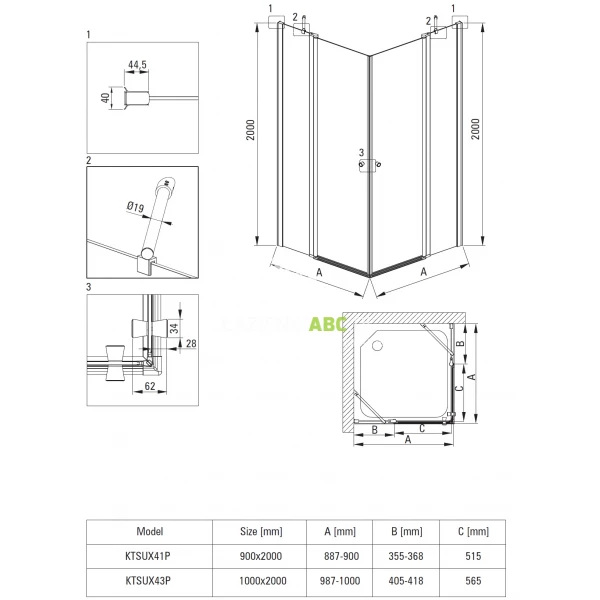 Kabina-prostokatna-100x90-Deante-KERRIA-PLUS-KTSU041P-KTSU043P-podwojne-drzwi-uchylne-179858