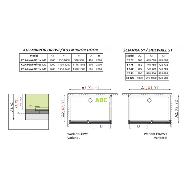 Kabina-prostokatna-90x100P-Radaway-ESPERA-KDJ-MIRROR-380149-01L-380495-01R-380230-71R-prawa-97694