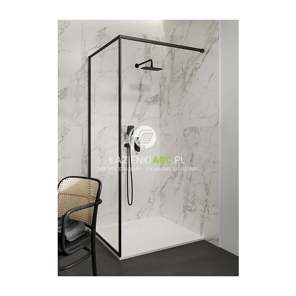 Kabina-prysznicowa-Walk-In-100x200-Cersanit-LARGA-S932-139-czarna-130866