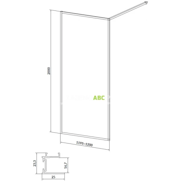 Kabina-prysznicowa-Walk-In-120x200-Cersanit-LARGA-S932-137-130870