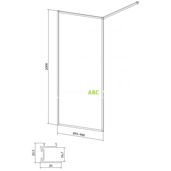 Kabina-prysznicowa-Walk-In-90x200-Cersanit-LARGA-S932-138-czarna-130867