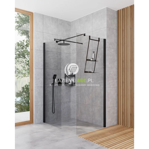 Kabina-prysznicowa-walk-in-40-30cm-Deante-KERRIA-PLUS-NERO-KTS-N83P-KTS-N84P-czarny-mat-181034