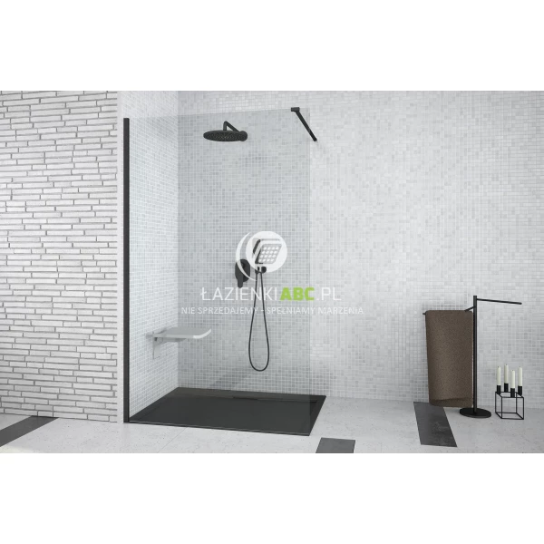 Kabina-prysznicowa-walk-in-90x195-Besco-AVEO-AVB-90-195C-czarna-103911
