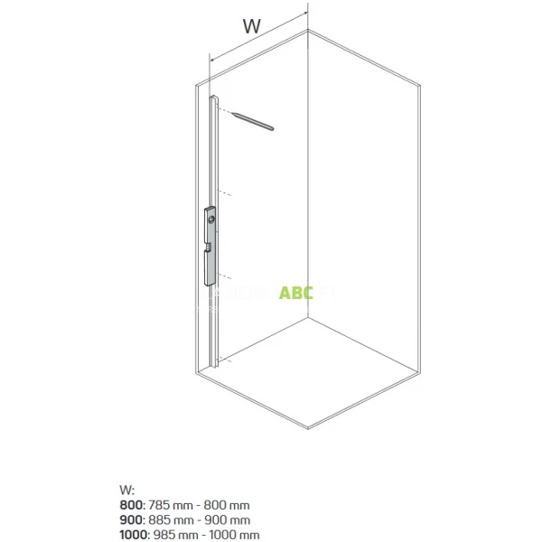 Kabina-walk-in-z-powloka-100-cm-Deante-KERRIA-KTS-N30P-112026