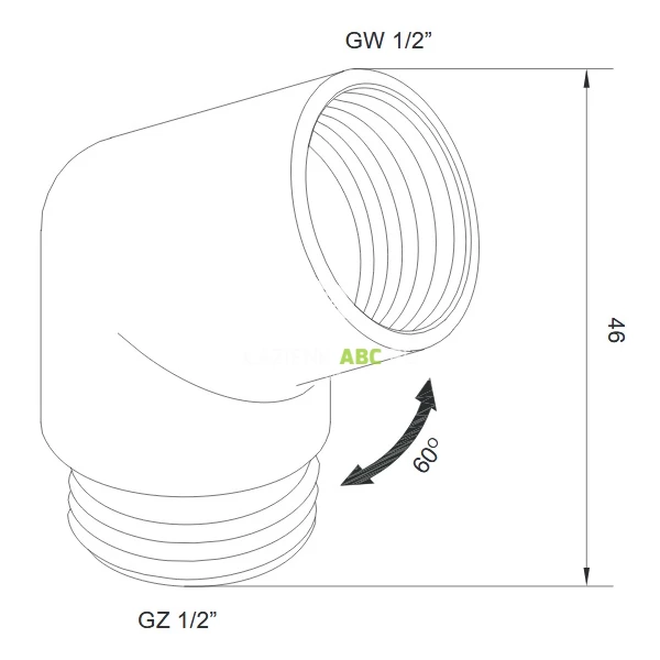 Kolanko-raczki-prysznicowej-Omnires-T87GL-zloto-112363