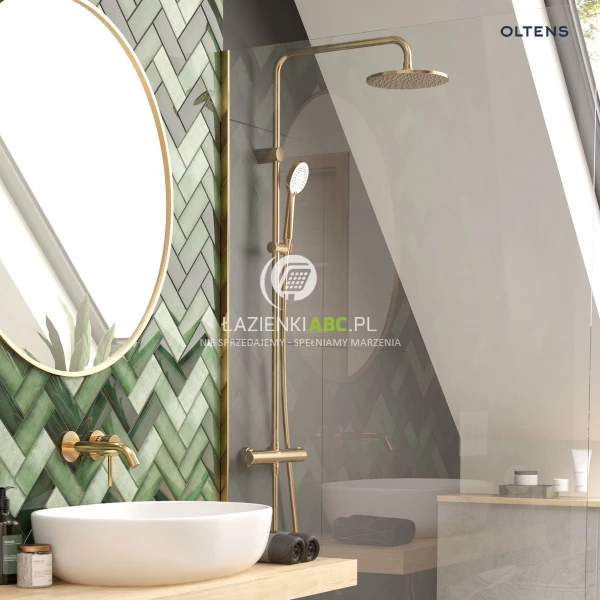Kolumna-prysznicowa-termostatyczna-z-deszczownica-okragla-Oltens-ATRAN-36500800-zloty-polysk-123637