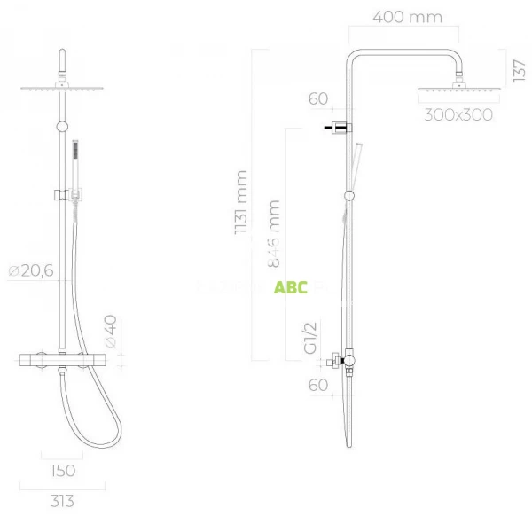 Kolumna-prysznicowa-termostatyczna-z-kwadratowa-deszczownica-Oltens-BORAN-36503800-zlota-151516