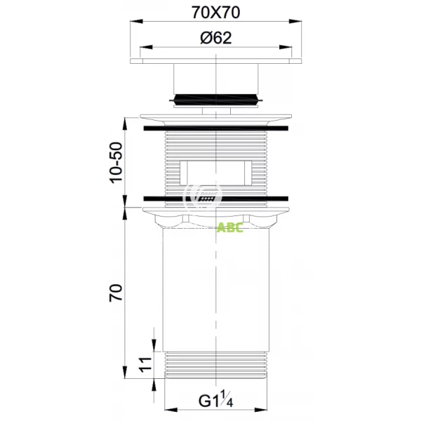 Korek-klik-klak-umywalkowy-Omnires-Q706CR-30150