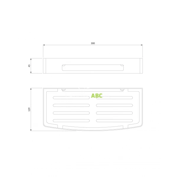 Koszyk-prysznicowy-prostokatny-30-cm-Omnires-UN10331BL-czarny-mat-109251