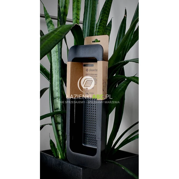 Koszyk-rozsuwany-do-zlewozmywaka-134x395-Deante-ZZB-N00L-czarny-230125