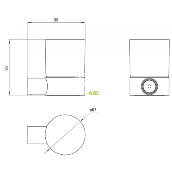 Kubek-scienny-Deante-ROUND-ADR-N911-czarny-mat-113800