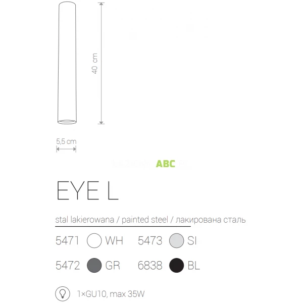 Lampa-sufitowa-plafon-tuba-Nowodvorski-EYE-WHITE-L-5471-109812