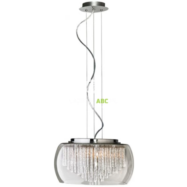 Lampa-wiszaca-40-cm-Azzardo-REGO-AZ0999-chrom-transparentny-krysztal-wyprzedaz-103547