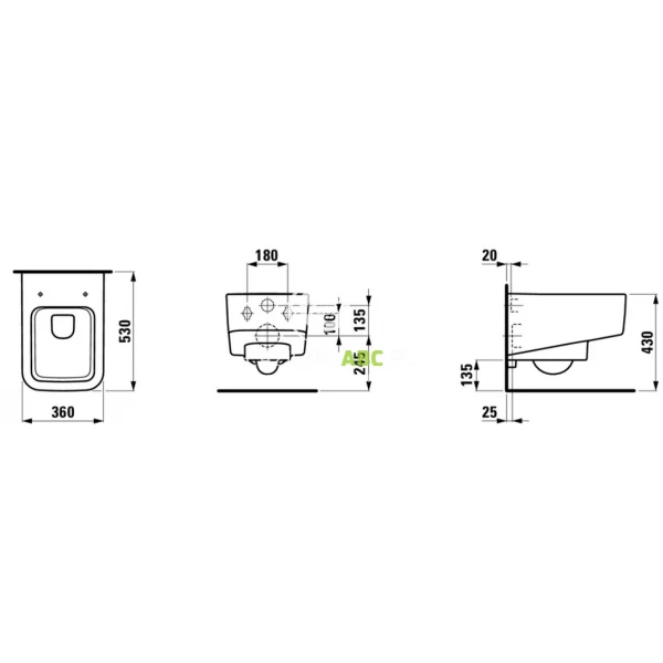 Miska-WC-podwieszana-bez-kolnierza-54x36-Laufen-PRO-S-H8209620000001-99537