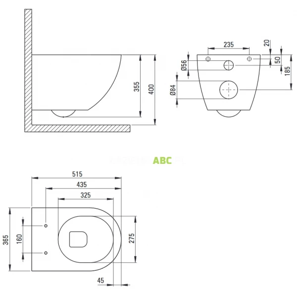 Miska-WC-wiszaca-bez-kolnierza-z-deska-sedesowa-Deante-SILIA-CDLD6ZPW-138715