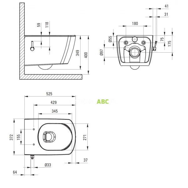 Miska-WC-z-funkcja-bidetu-Deante-BLUR-CDZ-6WNW-bialy-czarny-229406