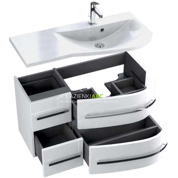 Oristo-OPAL-Szafka-podumywalkowa-90-cm-OR30-SD4S-90-1-P-bialy-polysk-prawa-60921