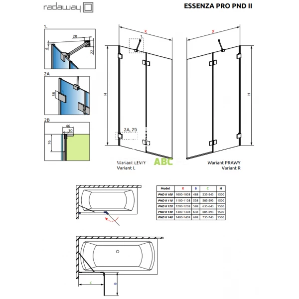Parawan-nawannowy-130x150-Radaway-ESSENZA-PRO-GOLD-PND-10102130-09-01R-zlote-prawe-108121