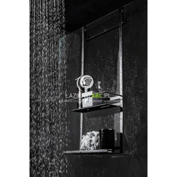 Polka-na-kabine-typ-A-Deante-MOKKO-NERO-ADM-N52K-czarny-mat-106903