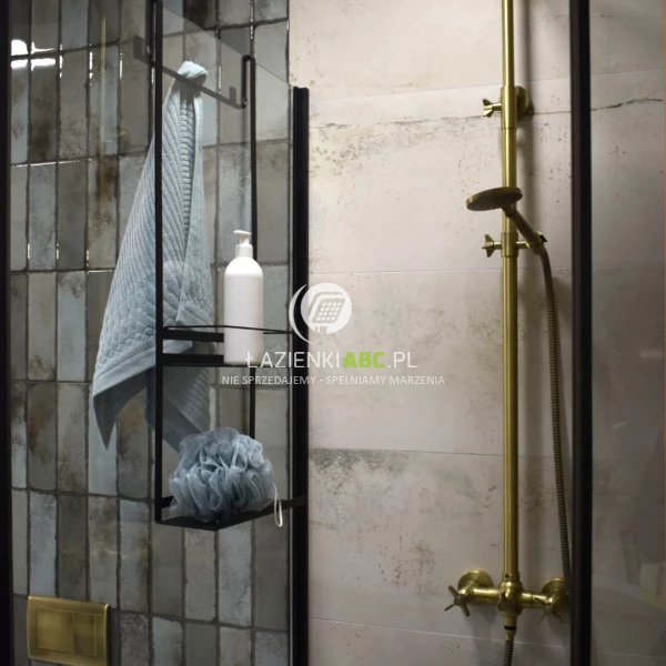 Polka-na-kabine-typ-A-Deante-MOKKO-NERO-ADM-N52K-czarny-mat-106903