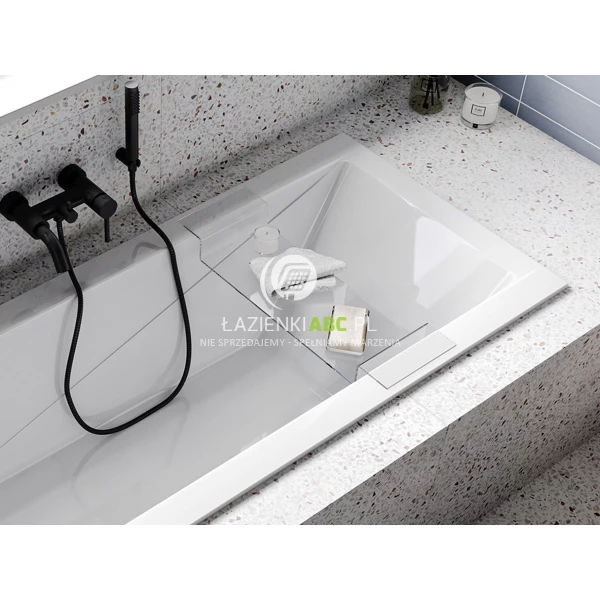 Polka-na-wanne-75x25-Besco-CLEAR-PW-CL-75-akryl-124257