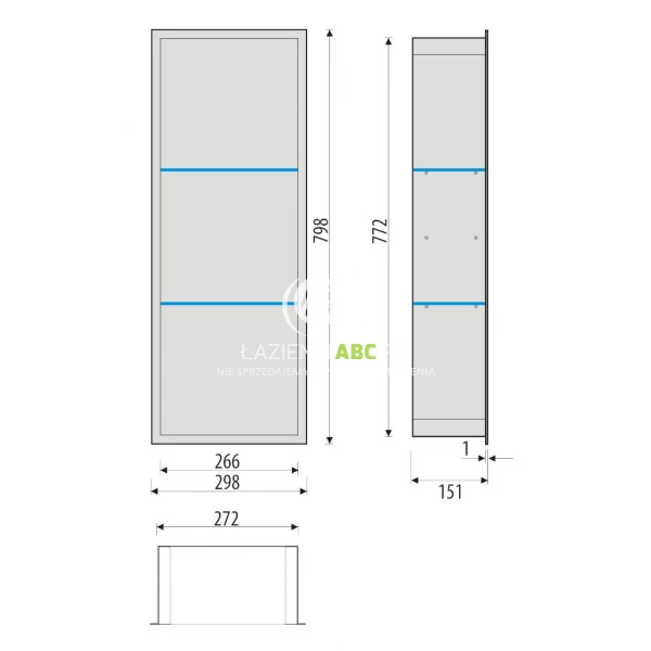 Polka-pionowa-do-zabudowy-30x80x15-MCJ-FLAT-F.PWNP-LBL-3080-15-czarna-114826