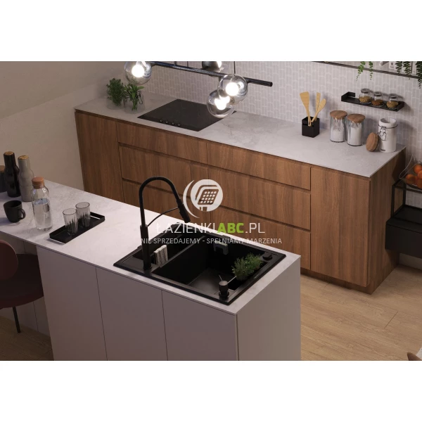 Polka-scienna-40cm-Deante-MOKKO-NERO-ADMN511-czarny-mat-106906