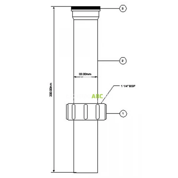 Przedluzka-do-syfonu-umywalkowego-L-200-mm-McAlpine-AS7N-20-52326