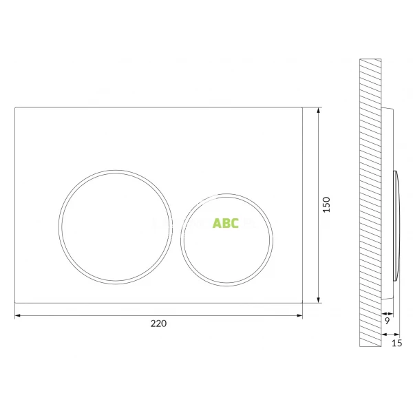 Przycisk-do-spluczek-Cersanit-LUNA-K97-0568-zloty-polysk-czarny-mat-189023