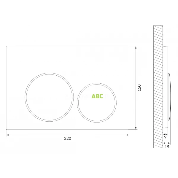 Przycisk-splukujacy-Cersanit-LUNA-K97-0633-czarny-mat-chrom-mat-210488