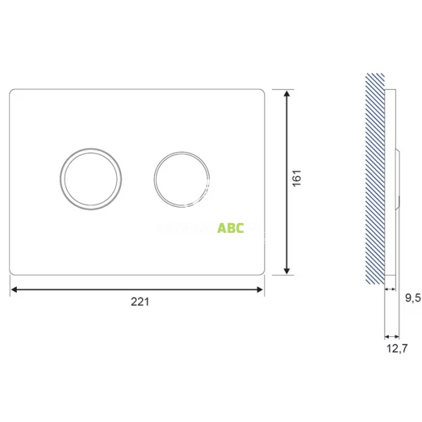 Przycisk-splukujacy-pneumatyczny-Cersanit-ACCENTO-CIRCLE-S97-055-bialy-102399