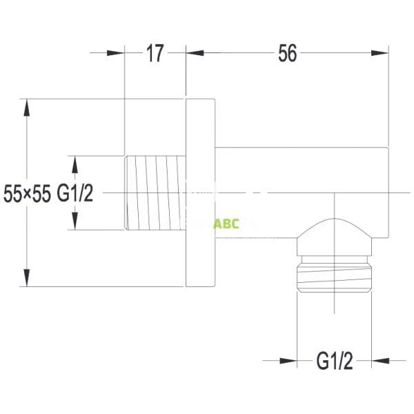 Przylacze-katowe-mosiezne-okragle-Omnires-S008-30249