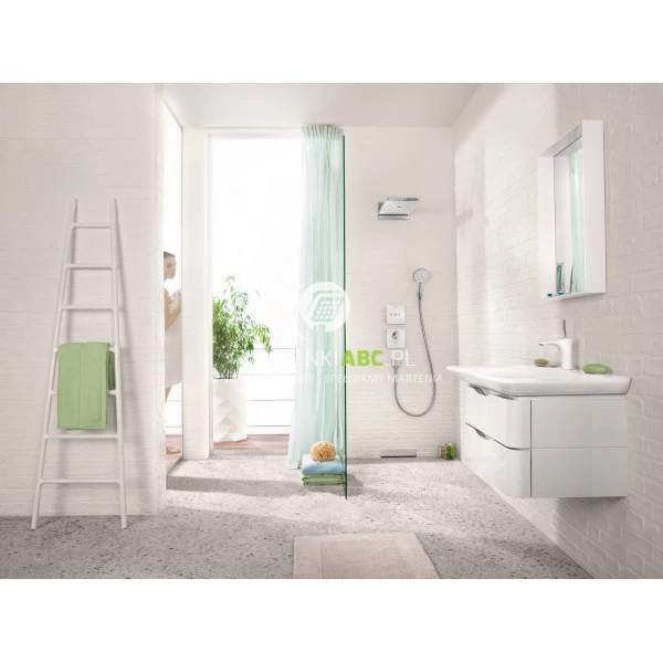 Przylacze-weza-natryskowego-Hansgrohe-FIXFIT-SQUARE-26455340-czarny-chrom-szczotkowany-119274