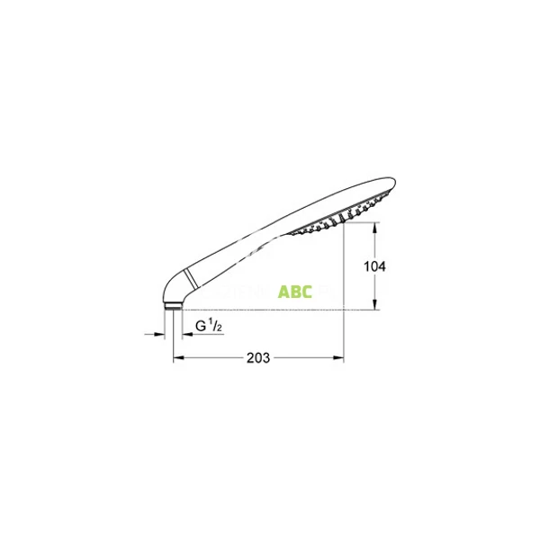 Raczka-natrysku-Solo-145mm-Grohe-RAINSHOWER-27272000-35484