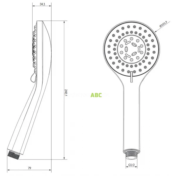 Raczka-prysznicowa-Omnires-YOSEMITE-YOSEMITE-RGL-zlota-120931