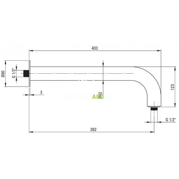 Ramie-prysznicowe-38-cm-Deante-SILIA-NQS-A41K-biala-mat-191282