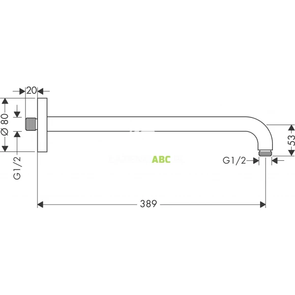 Ramie-prysznicowe-389-mm-Hansgrohe-27413000-2922
