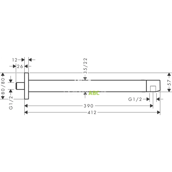 Ramie-prysznicowe-39-cm-Hansgrohe-E-24337000-181769