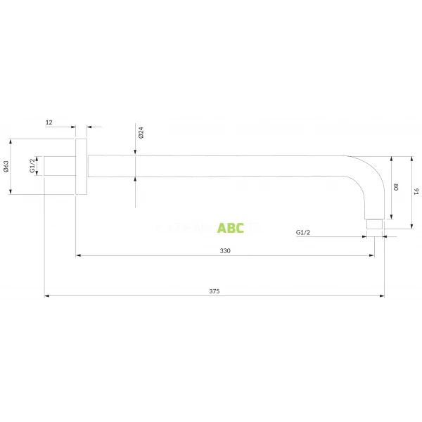 Ramie-scienne-mosiezne-33cm-Omnires-RA01-30260
